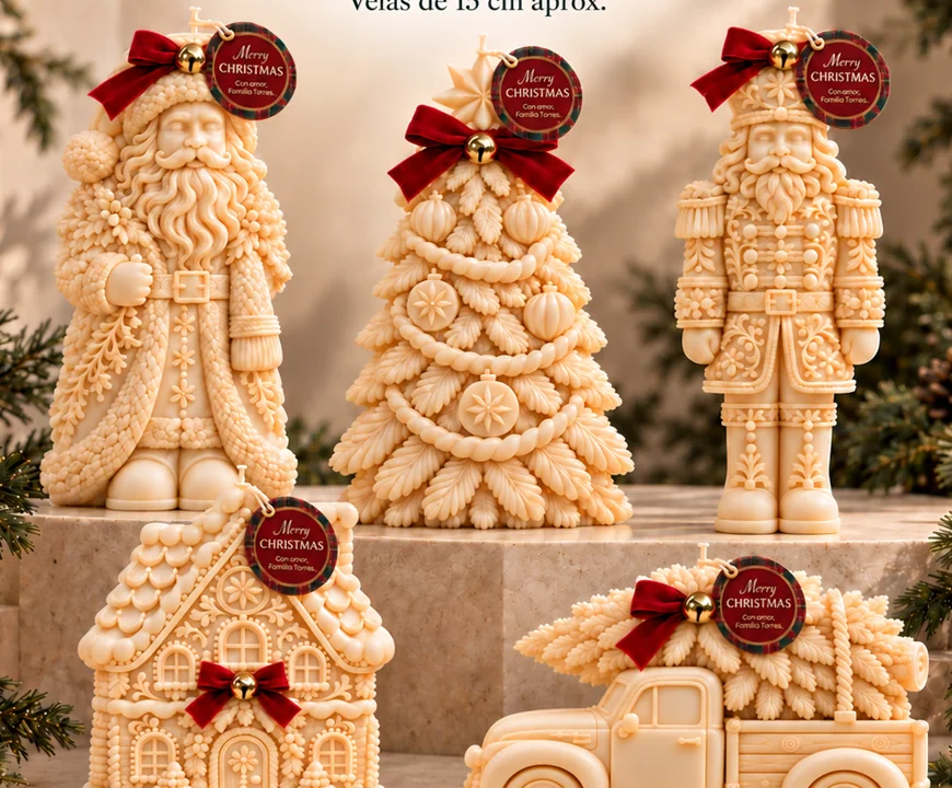 Colección de velas especiales de 15 cm de LÚMEA